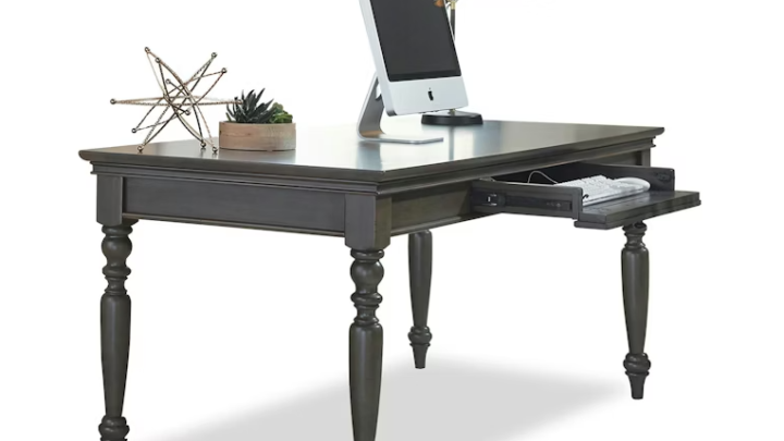 aspenhome Oxford 72 Inch Writing Desk I07-344-PEP at Salt Creek Home Furniture