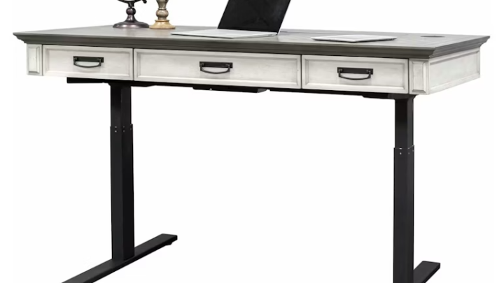 Snapshot facebook twitter pinterest Martin Furniture Hartford 60 Inch W Electric Sit/Stand Desk IMHF384TW-KIT at Salt Creek Office Furniture